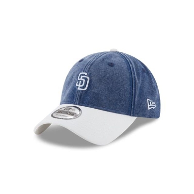 San Diego Padres Gorra | New Era MLB Rugged Canvas 9twenty Adjustable Cap Mexico - Azules